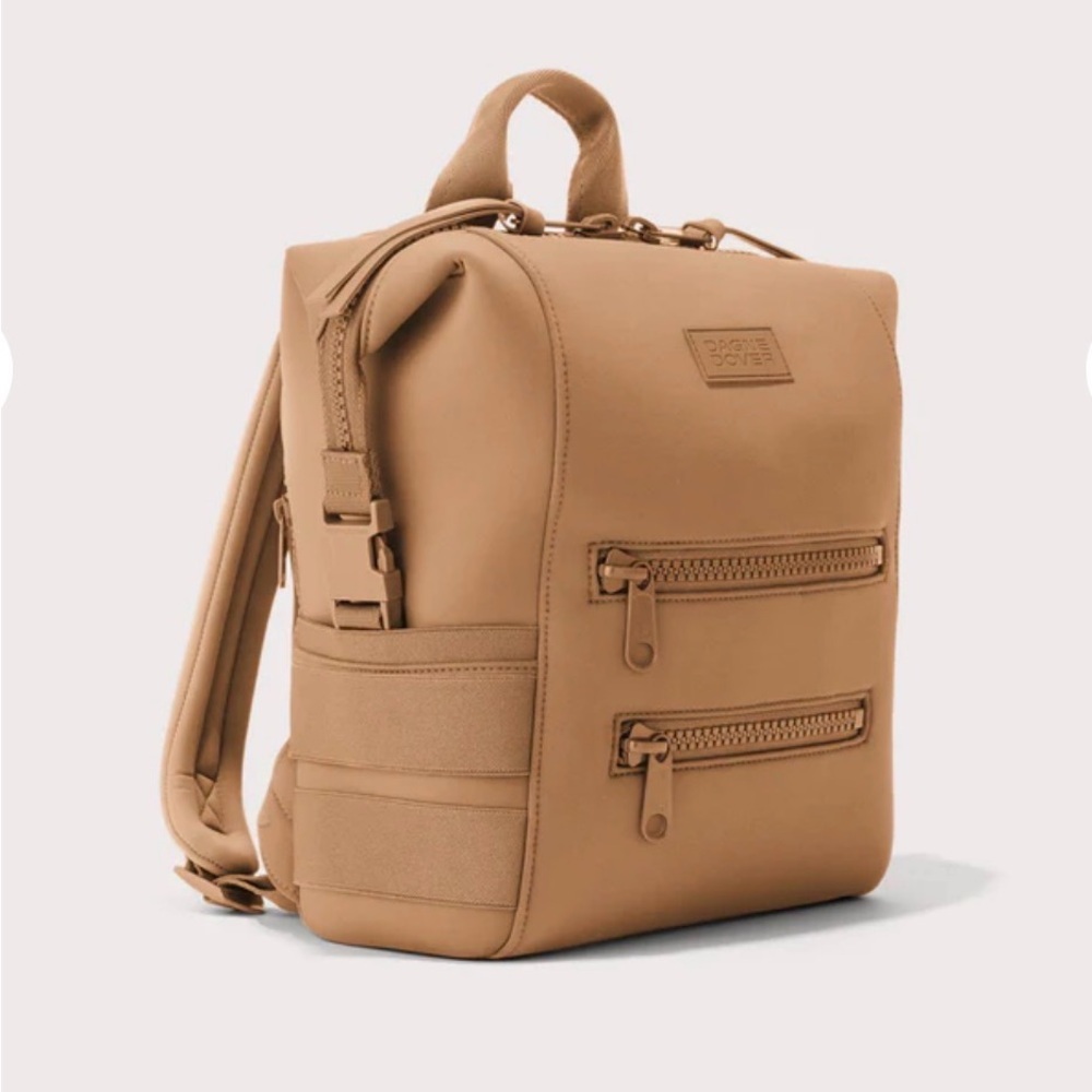 Dagne Dover Camel INDI MEDIUM NEOPRENE DIAPER BACKPACK TRAVEL BABYBAG STROLLER
